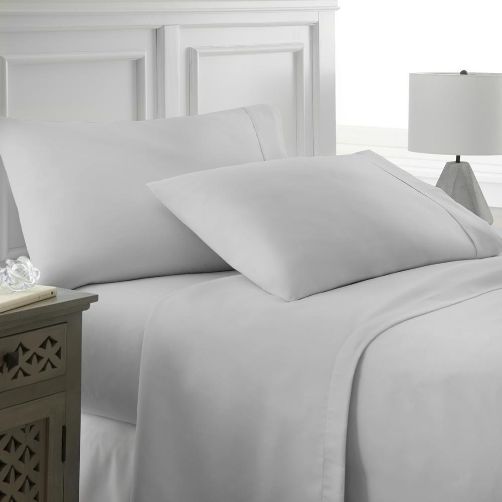 Best Rated Queen Sheet Set Bed Sheets Pillowcases Shams Performance Light Gray Queen 4 Piece Bed Sheet Set