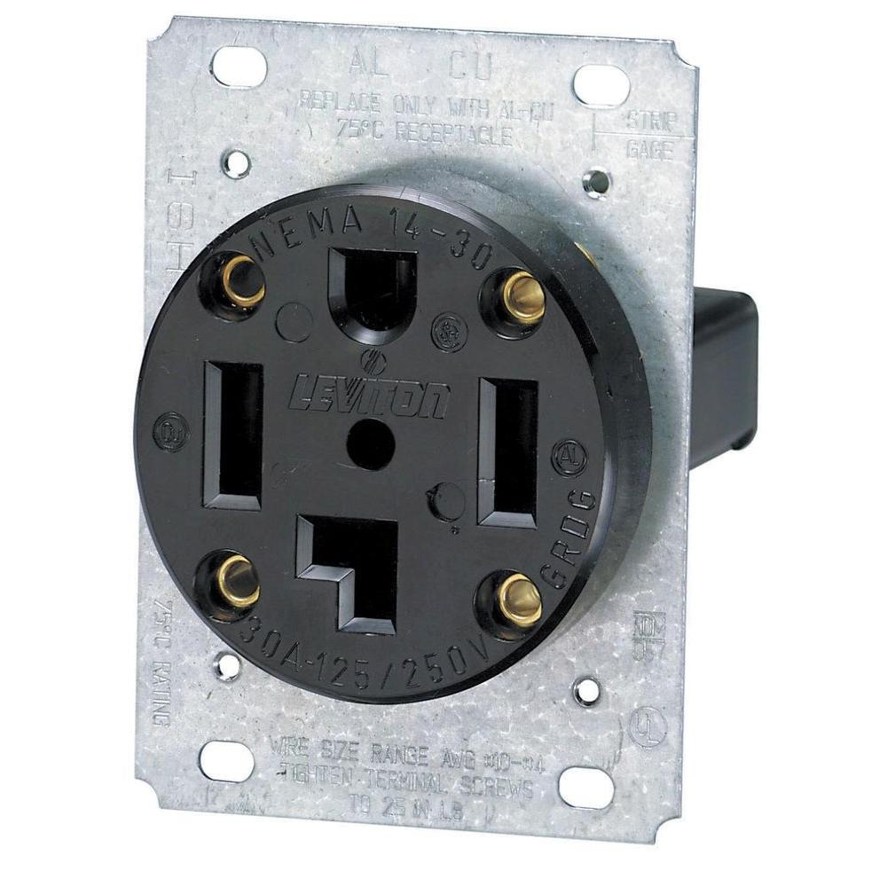 Leviton 30 Amp Industrial Flush Mount Shallow Single ... leviton 50 amp wiring diagram 