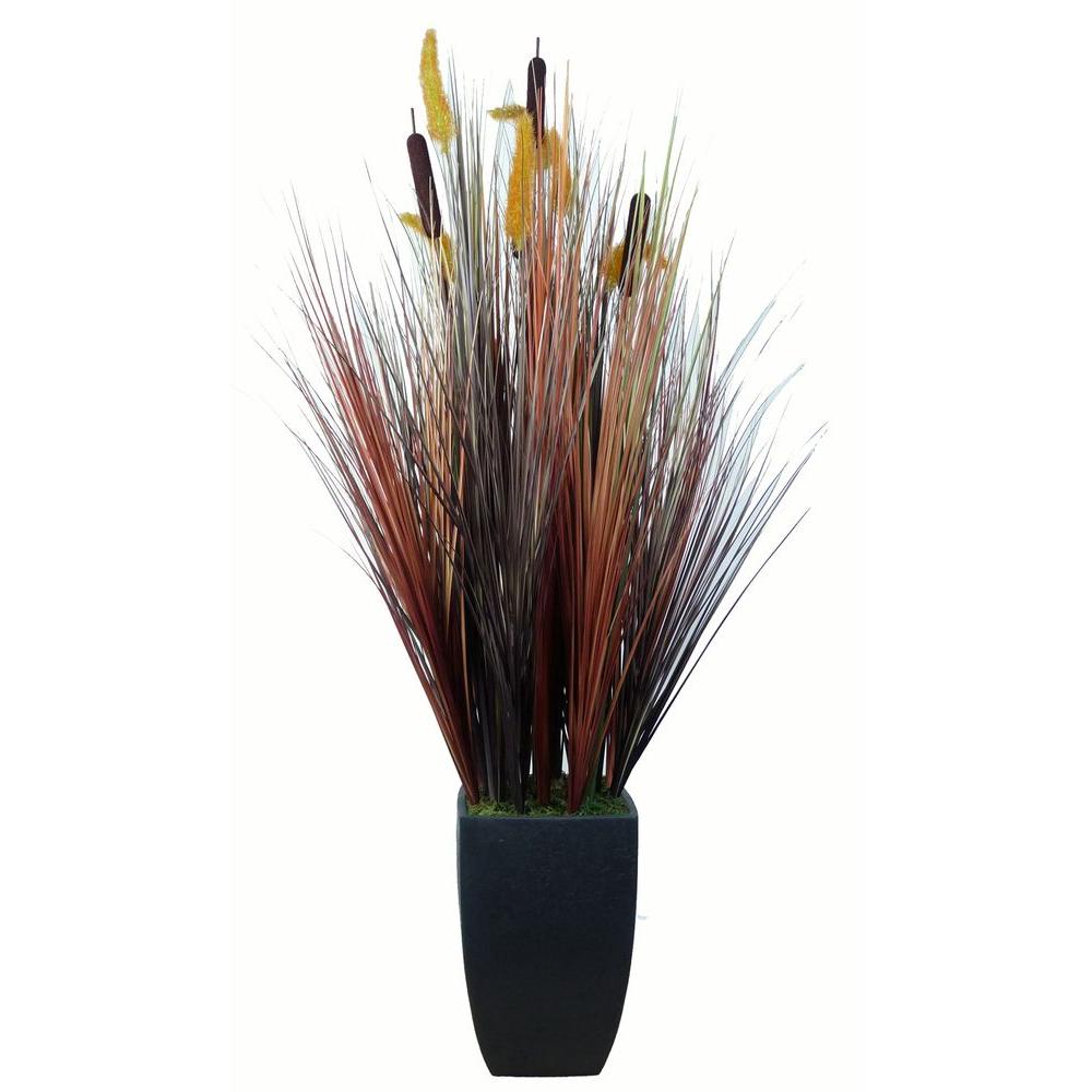 48 In Tall Realistic Silk Contemporary Onion Grass Plant With