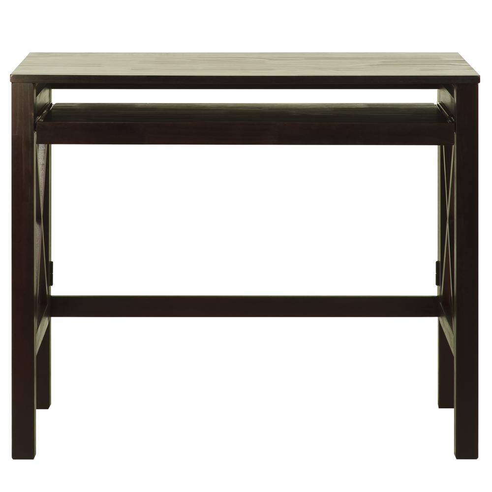 Casual Home X Design Espresso Folding Desk With Pull Out 533 33