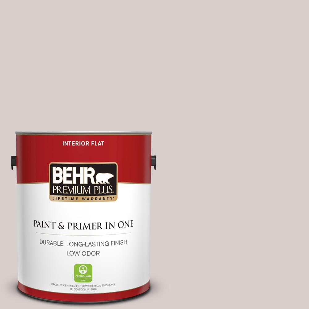 Behr Premium Plus 1 Gal N140 White City Flat Low Odor Interior N140 1 White City Flat Low Odor Interior Paint And Primer In One