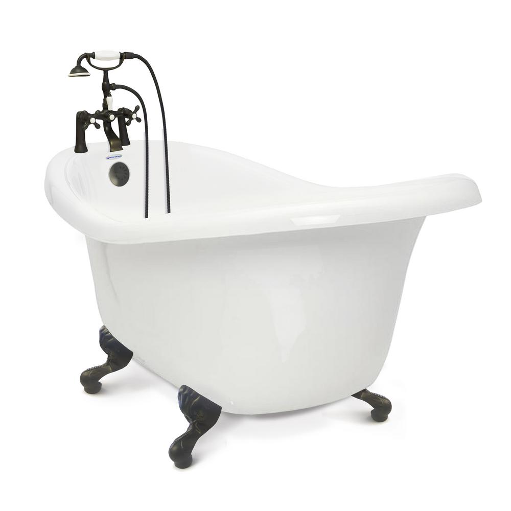 plastic mini clawfoot bathtub