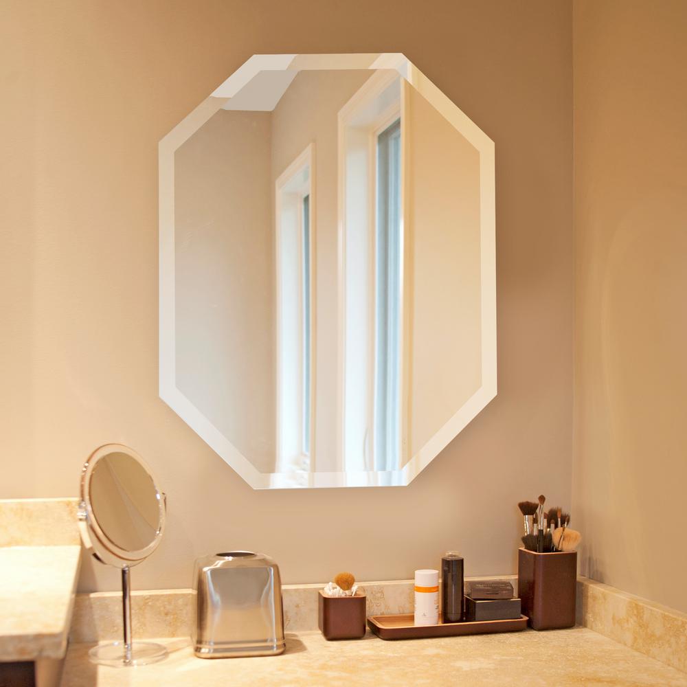Howard Elliott 28 In X 22 Octagonal Frameless Mirror 36001 Howard Elliott 28 In X 22 Octagonal Frameless Mirror