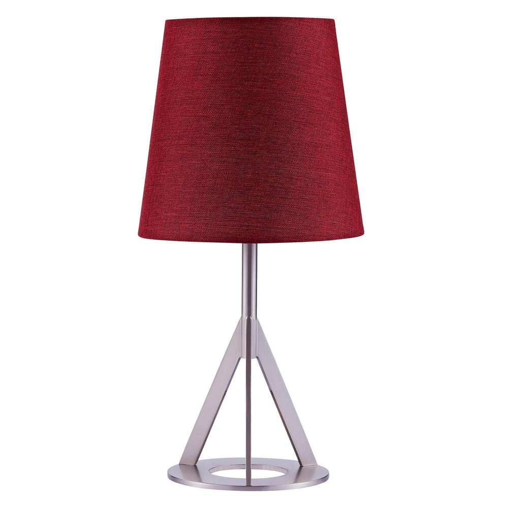 red bedside table lamps