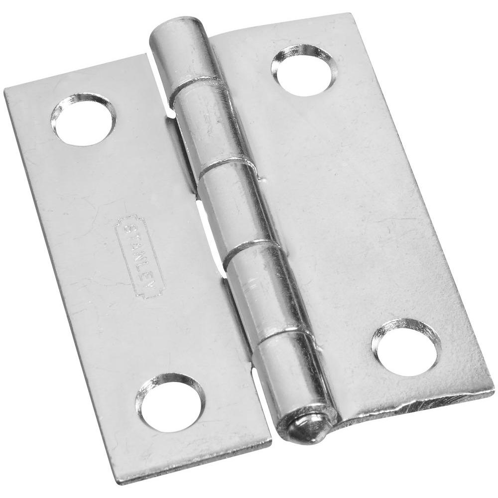 StanleyNational Hardware 2 in. Narrow Utility Hinge NonRemovable Pin