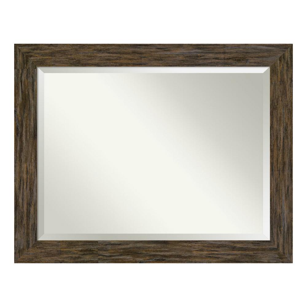 Amanti Art Fencepost Brown Bathroom Vanity Mirror was $442.0 now $259.89 (41.0% off)