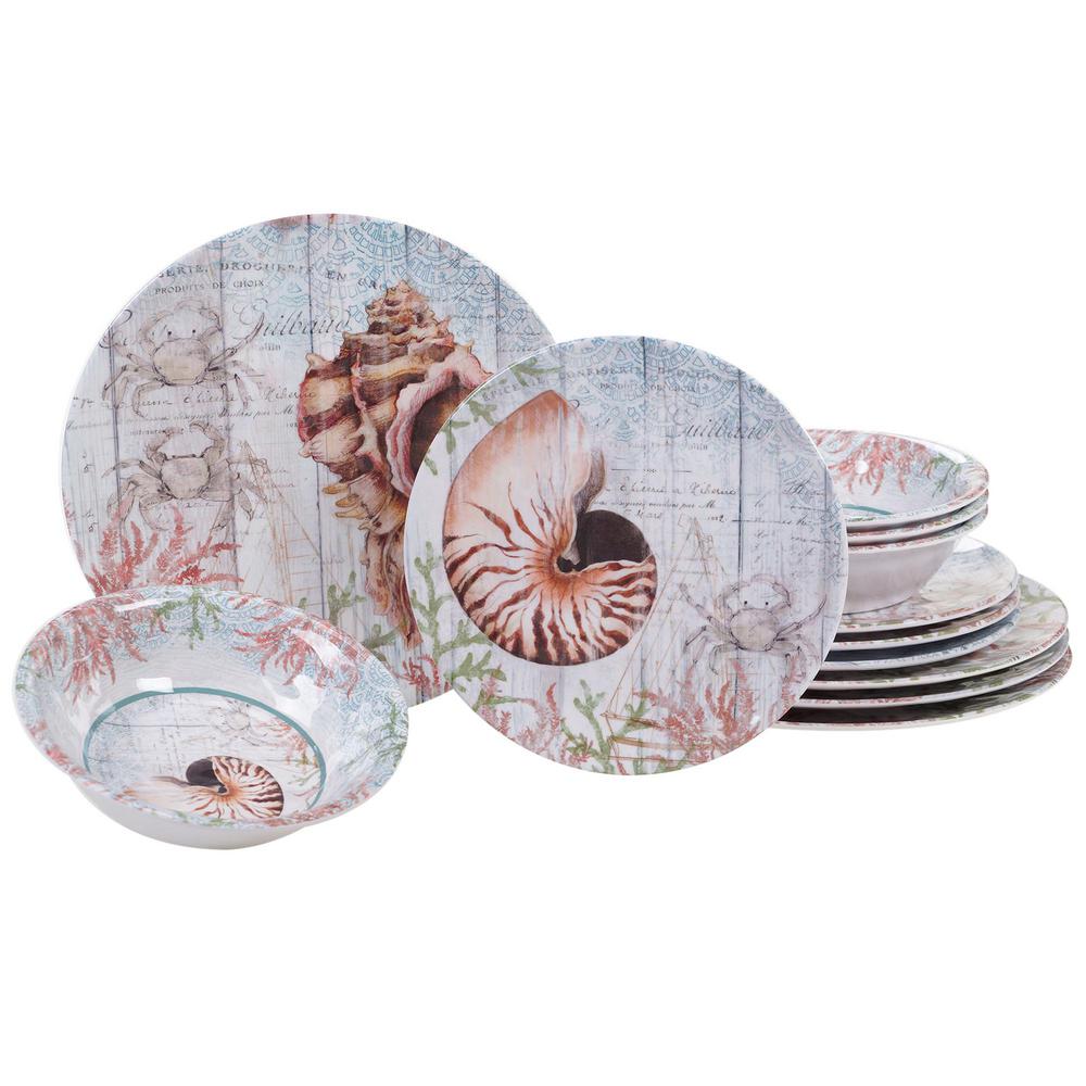 Certified International Sanibel 12Piece Multicolor Dinnerware Set