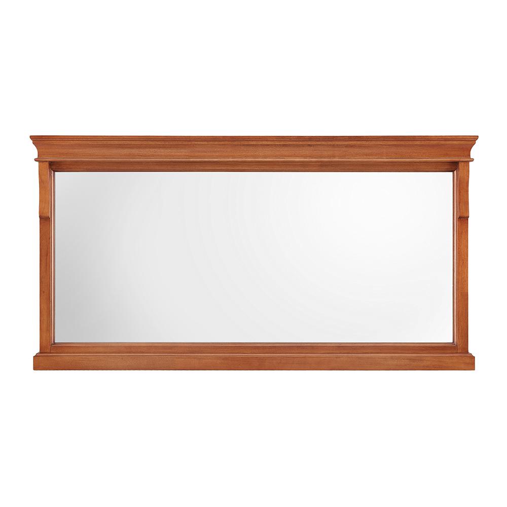 Foremost Naples 60 in. W x 31 in. H Single Framed Wall Mirror in Warm
