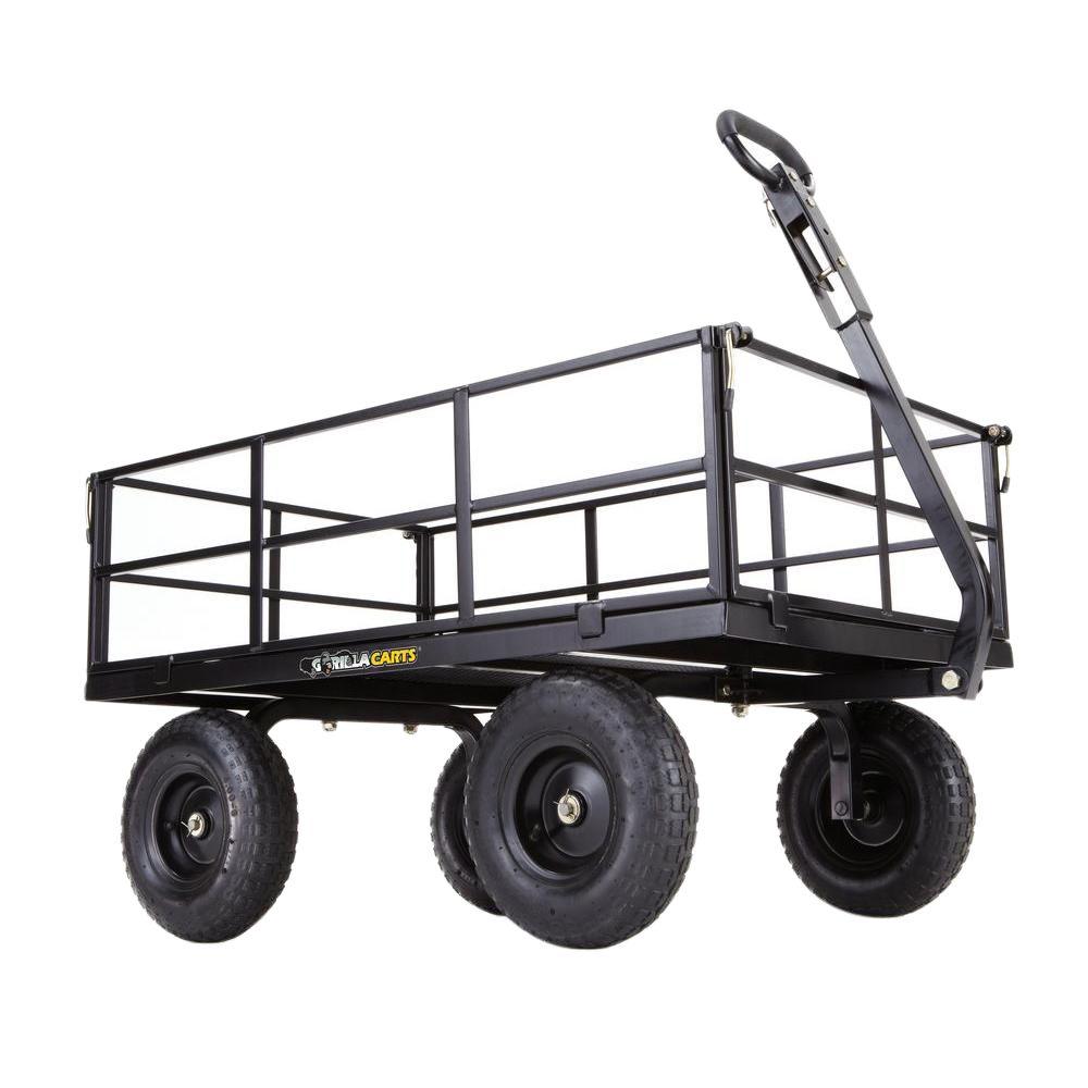 Gorilla Carts 1,200 lb. HeavyDuty Steel Utility The
