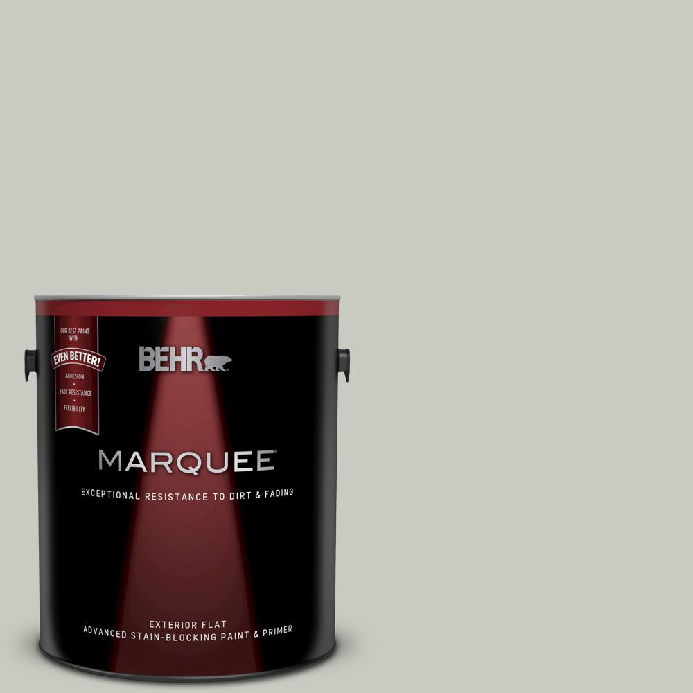 BEHR MARQUEE 1 gal. PPL80 Dynasty Celadon Flat Exterior Paint and
