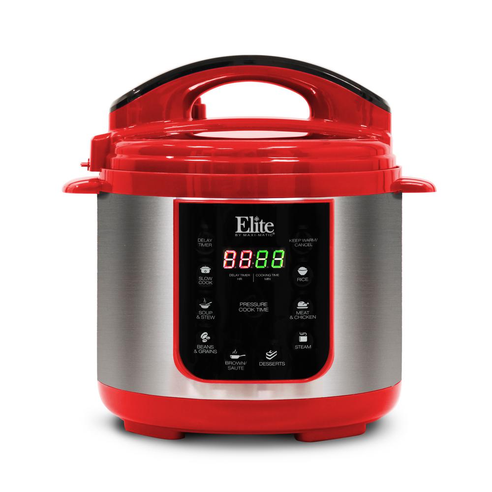 4Qt. Electric Stainless Steel Pressure Cooker with 9 Fuctions