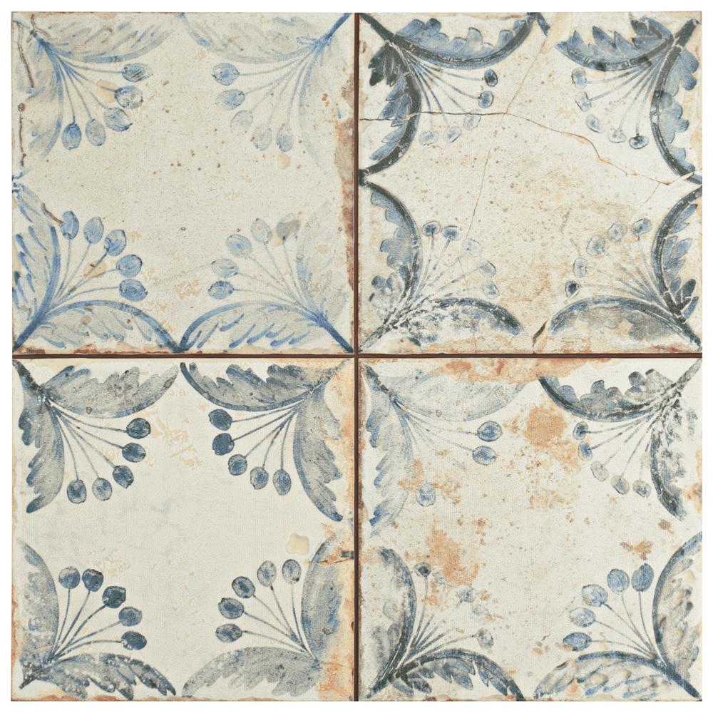 Merola Tile Oldker 13 In X Ceramic Floor And Wall 12 2 Sq Ft Case