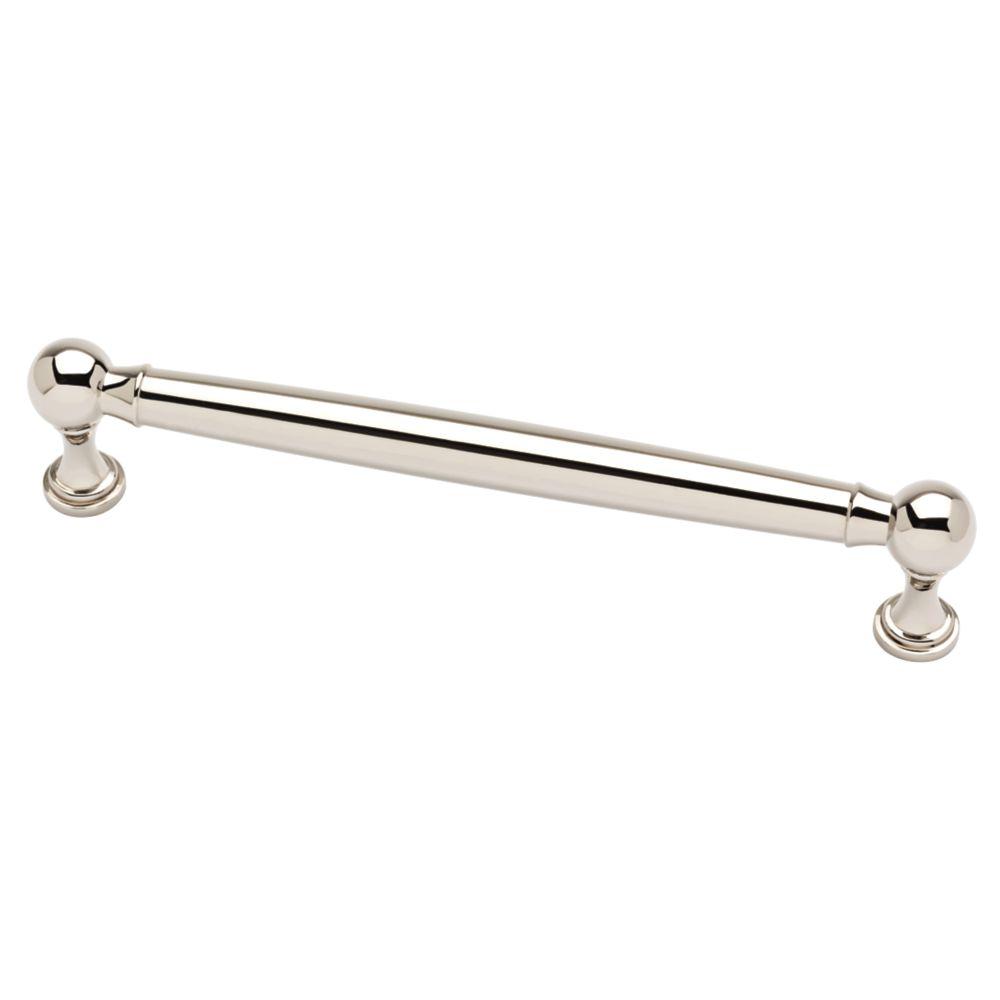 classic farmhouse 6-5/16 in. (160mm) center-to-center polished nickel  drawer pull