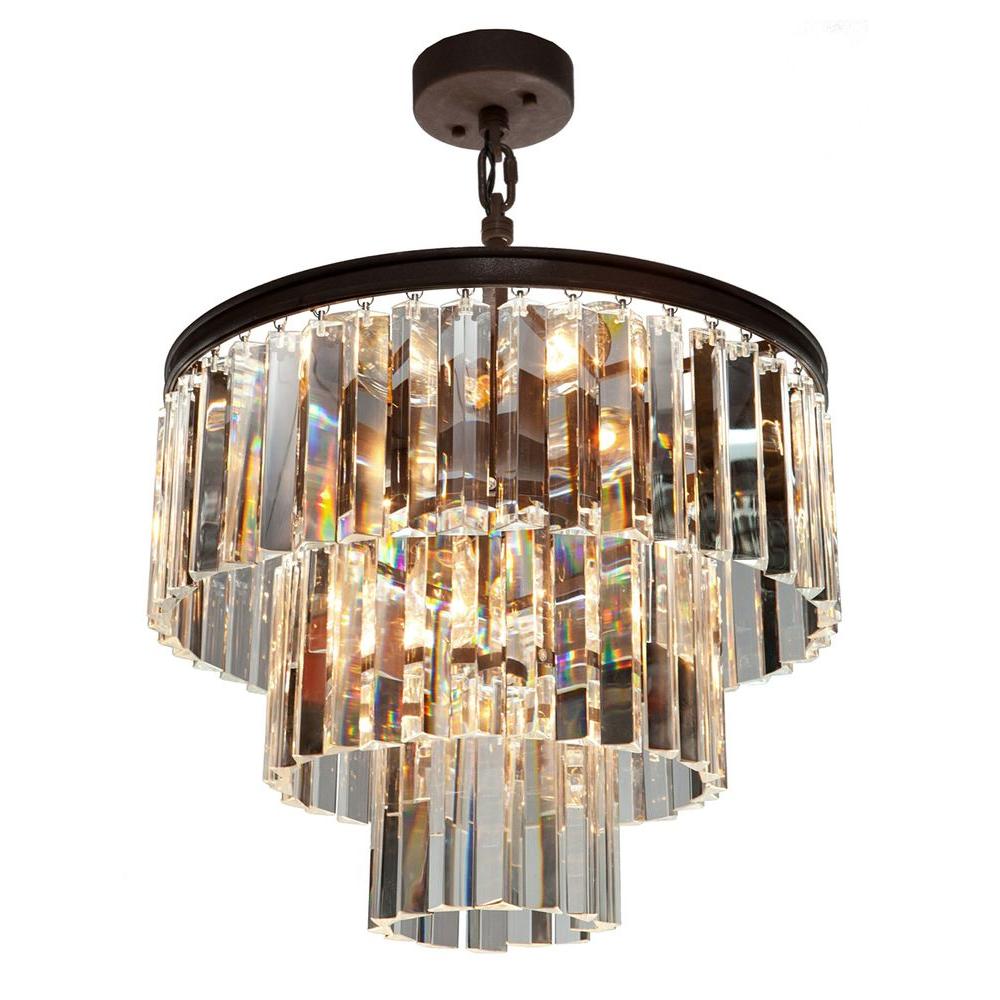 Filament Design Montanari 6-Light Java Brown Chandelier-CLI-ACG815735 ...