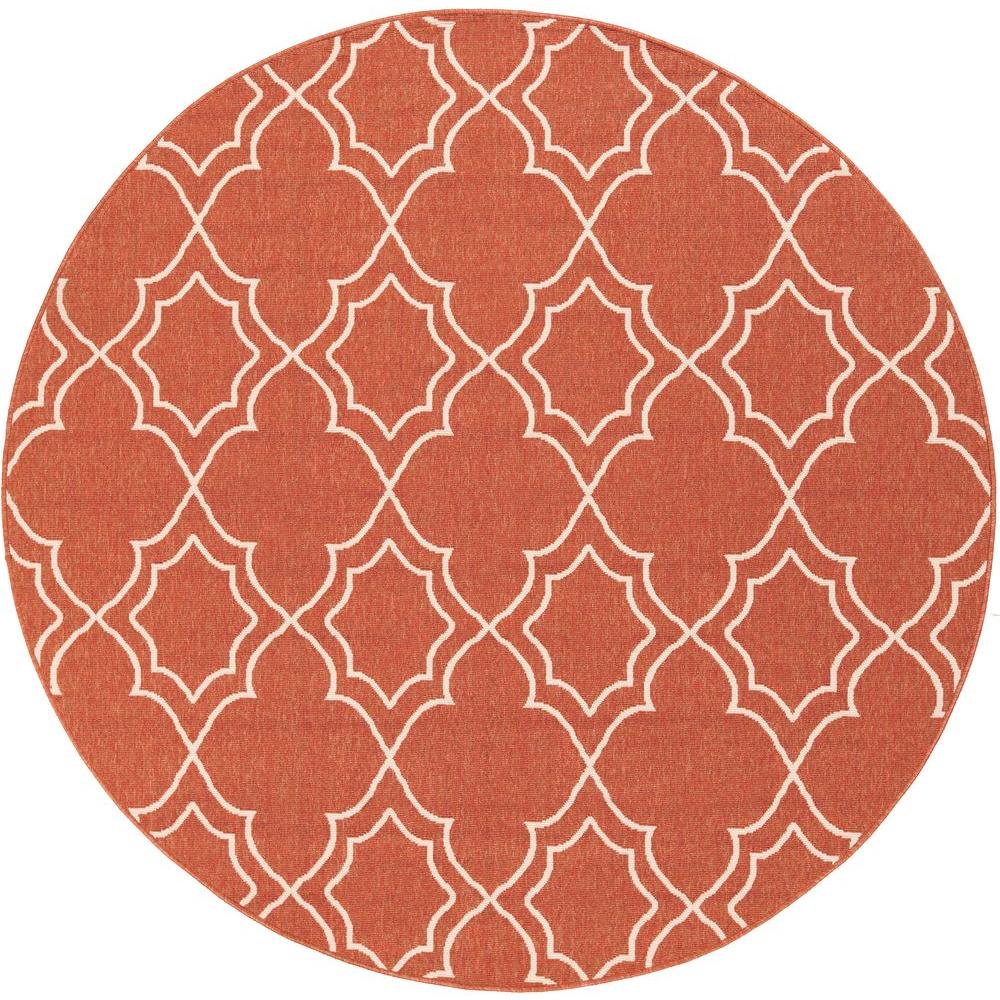 Orange Round Outdoor Rug | Round Outdoor Rugs | Pinterest ...