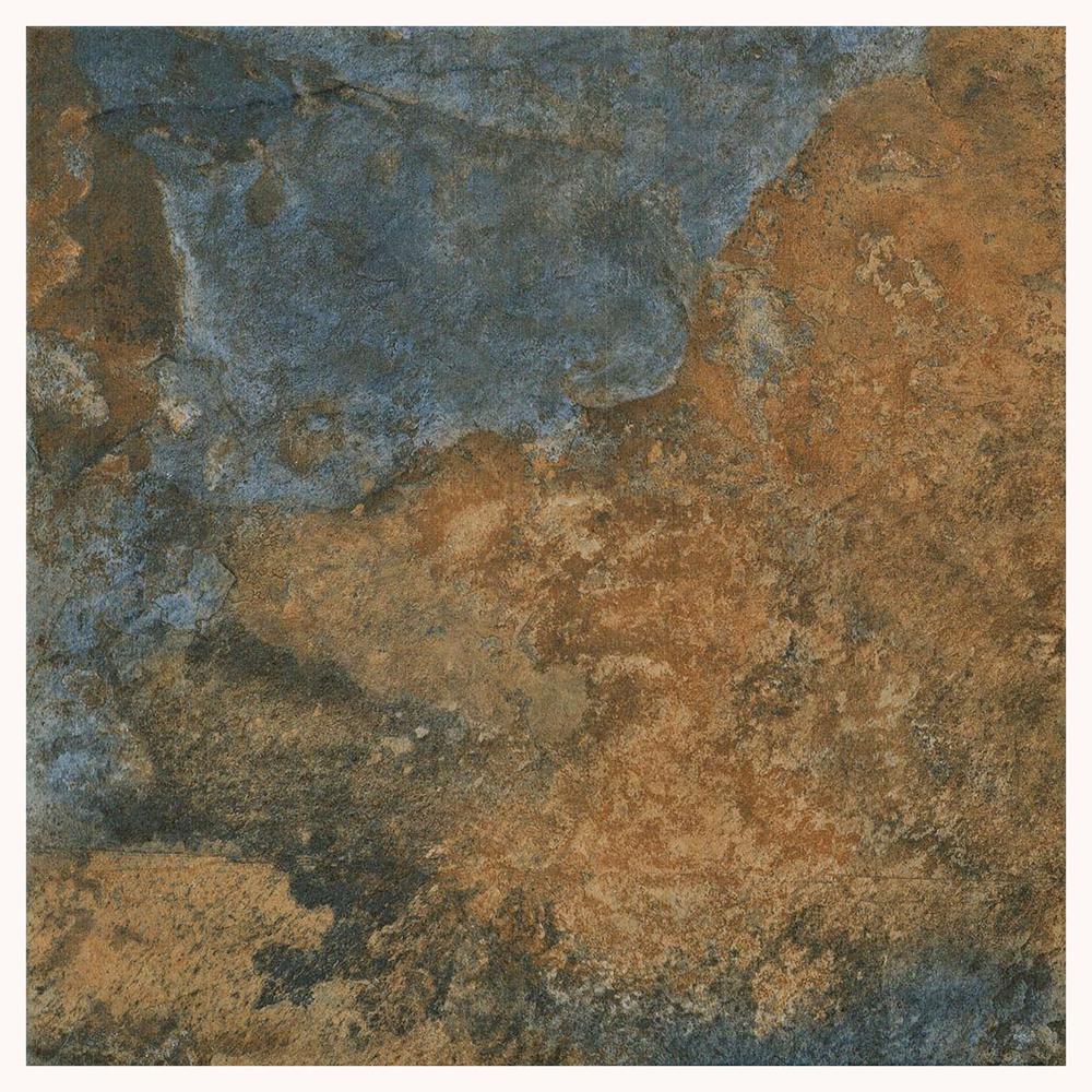 Florida Tile Home Collection Hematite Autumn 12 In X 12 In