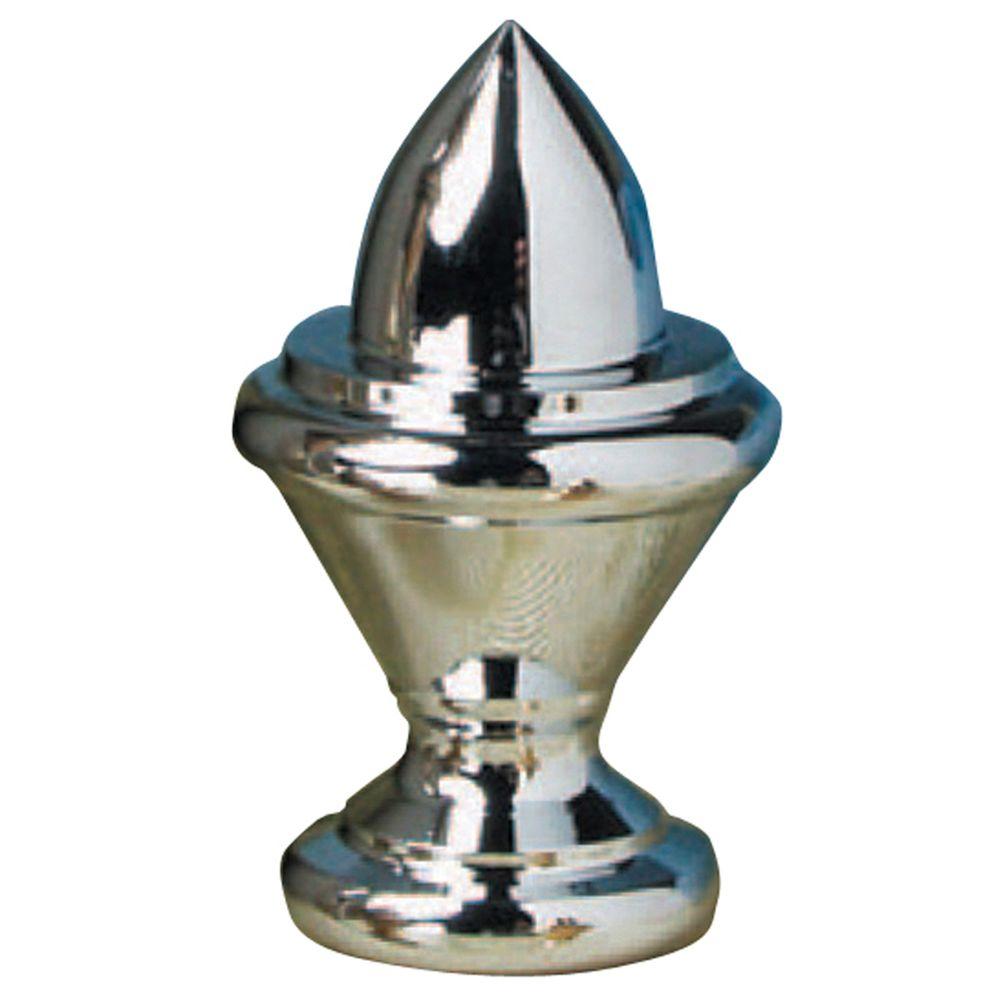 Nickel Lamp Finials Lamps The Home Depot Polished Nickel Acorn Lamp Finial