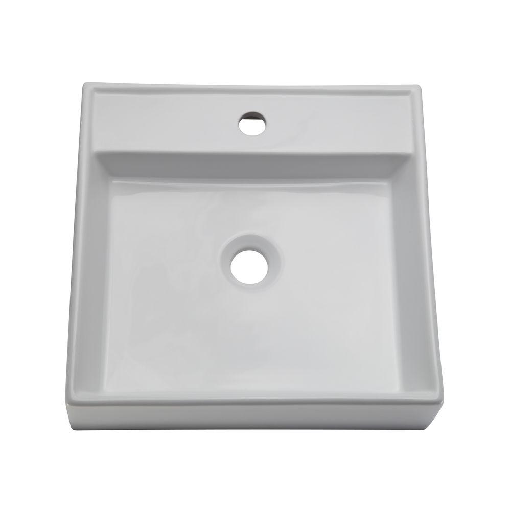 DECOLAV Classically Redefined Rectangular Undermount Bathroom Sink in