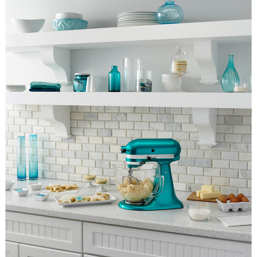 Kitchenaid Artisan Designer 5 Qt 10 Speed Sea Glass Stand Mixer