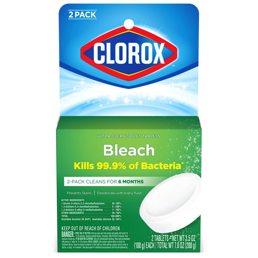 Clorox Automatic Toilet Bowl Cleaner Tablets With Bleach 4 Count Pack Of 2 Amazon Com Au Health Personal Care