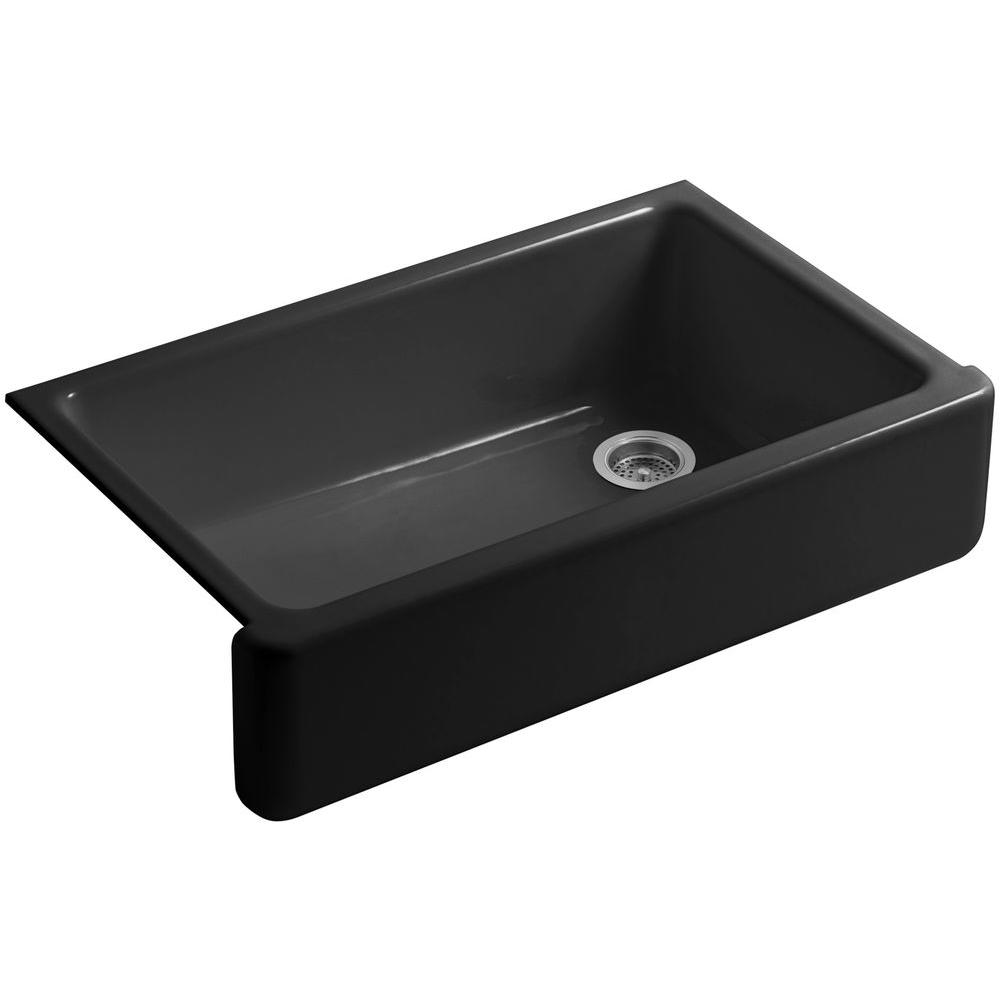 KOHLER Whitehaven Undermount ApronFront Cast Iron 36 in. Single Bowl
