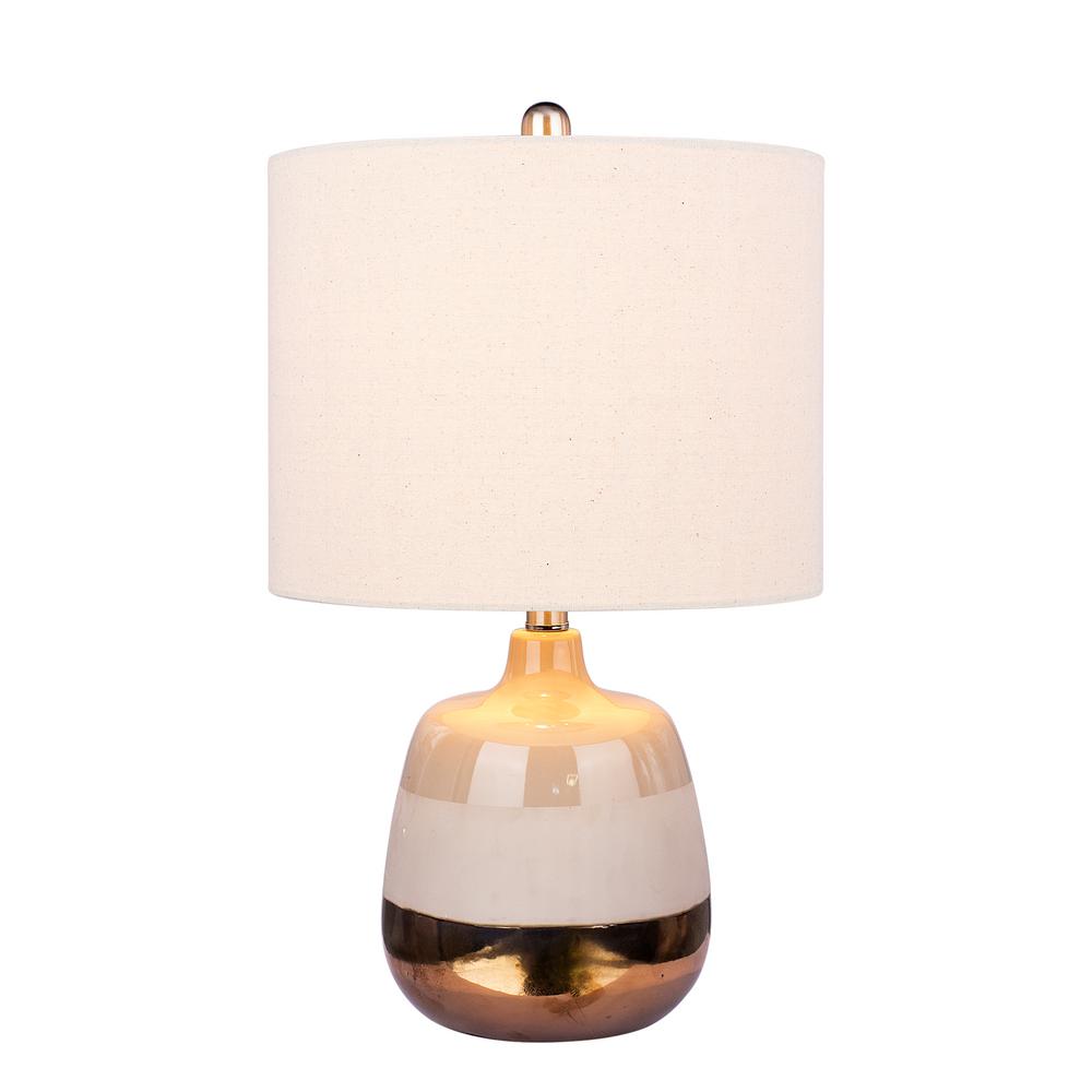 gold tone table lamps