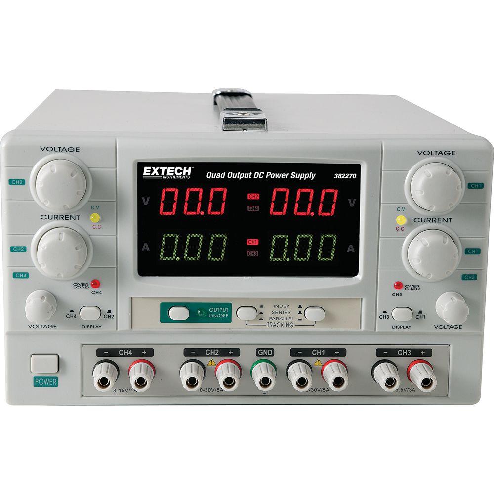 power supply 0-1000v dc Output Extech 382270 Supply Quad Instruments Power DC