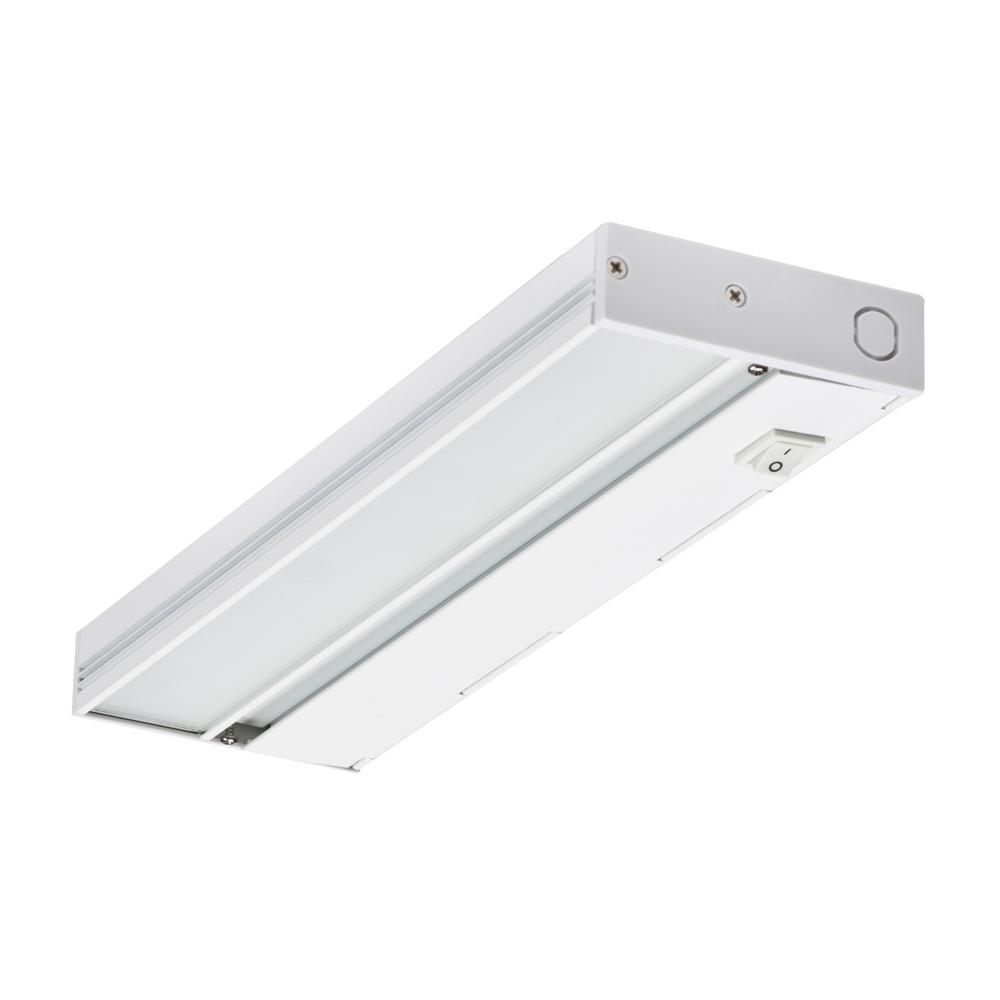 Nicor Nuc 12 In Led White Dimmable Under Cabinet Light For