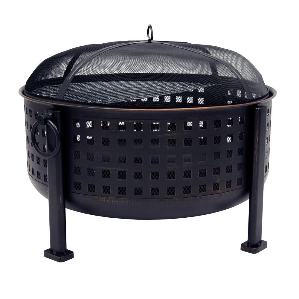 Pleasant Hearth OFW821RC Langston 30" Deep Bowl Fire Pit