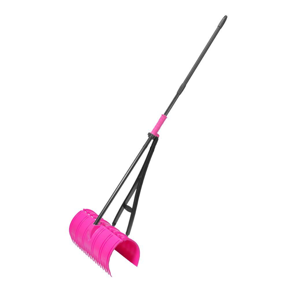 Amazing Rake 17 inch 3-in-1 Hot Pink Ergonomic Pickup Rake with Telescopic... by Amazing Rake