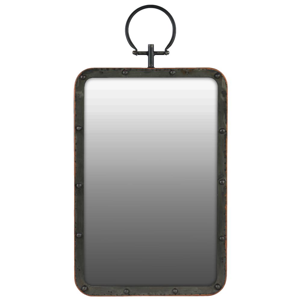 Rectangular Black Gloss Wall Mirror