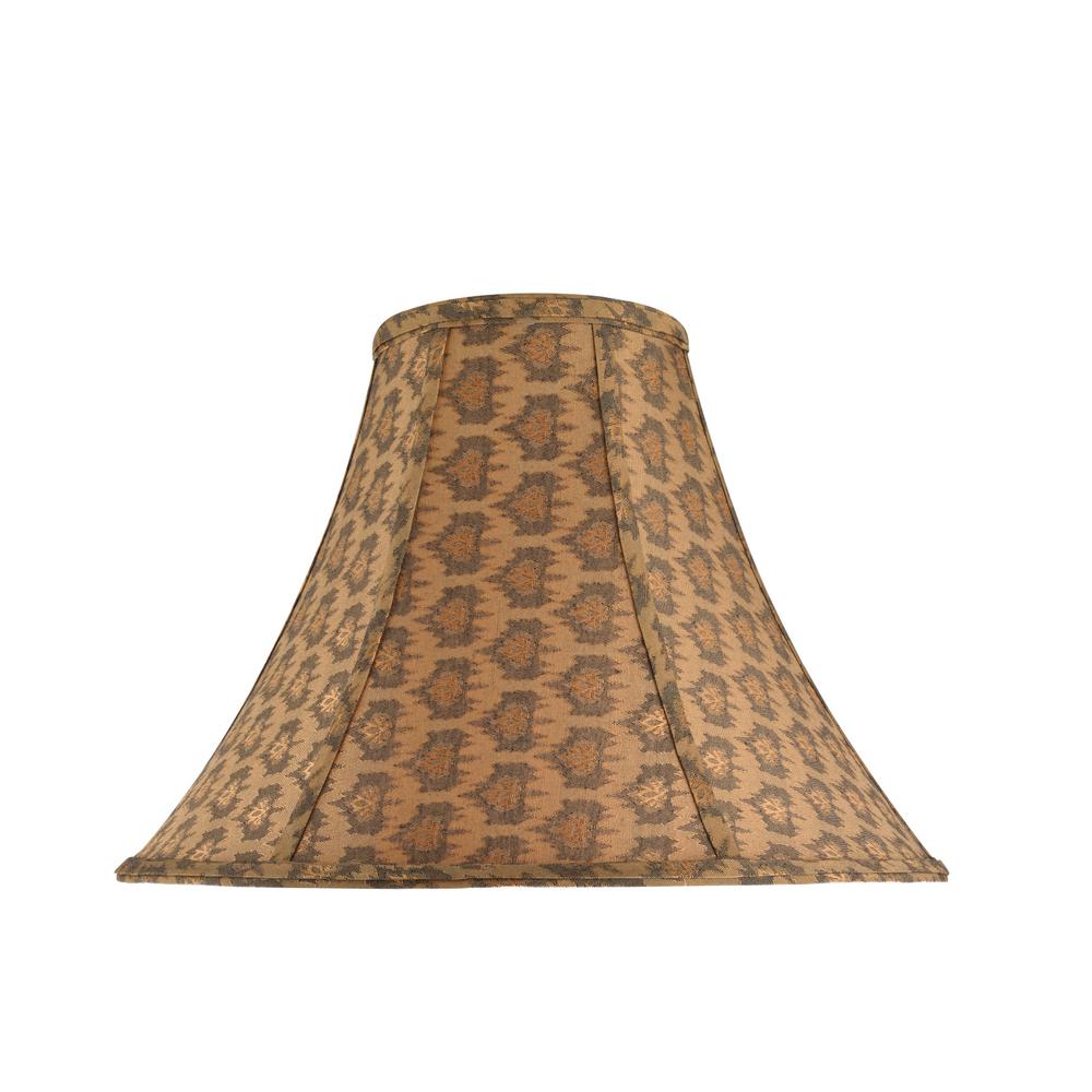 3 26 Lamp Shades Lamps The Home Depot Pumpkin Gold And Black Accents Bell Lamp Shade
