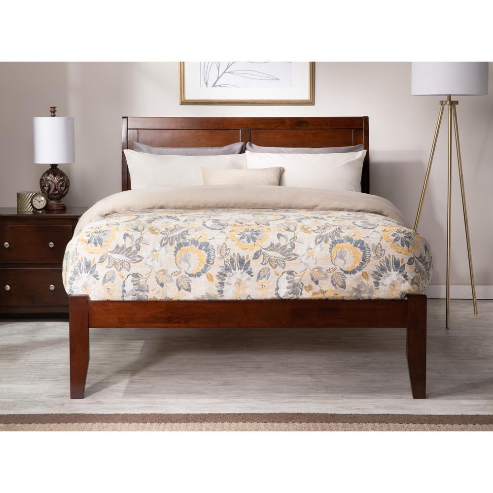 Beds Mattresses Atlantic Furniture Portland Queen Sleigh Headboard In Walnut Headboards Footboards