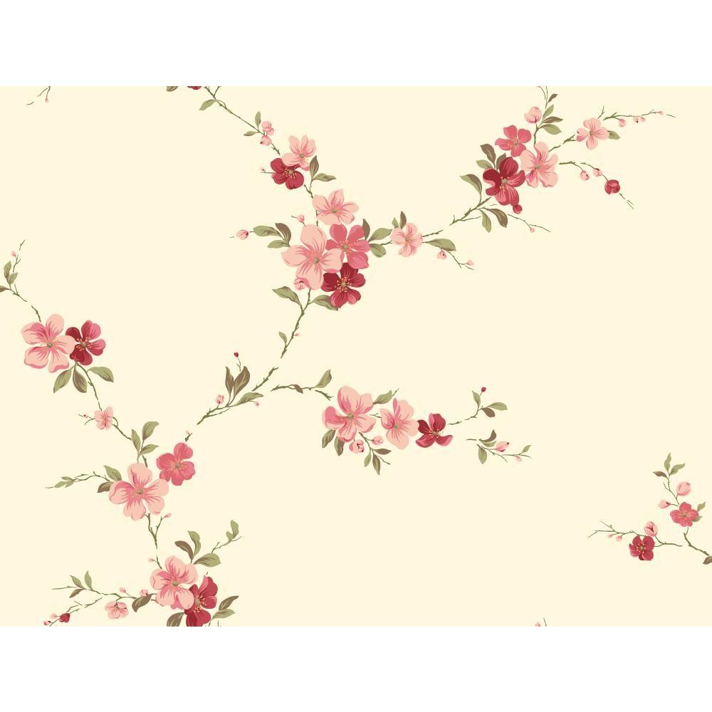 York Wallcoverings Blossom Trail Wallpaper-JG0730 - The Home Depot