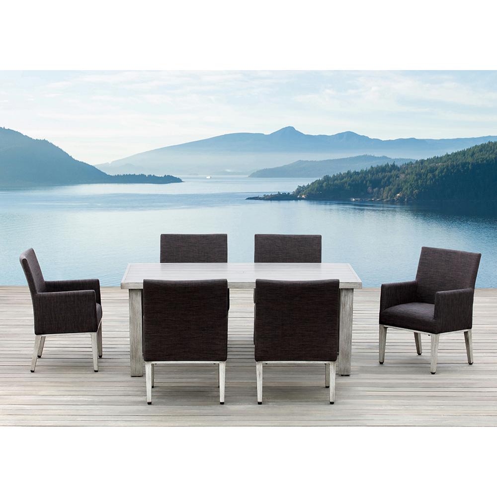 Ove Decors Patio Furniture Outdoors The Home Depot Montreal Rectangular Aluminum Outdoor Dining Table