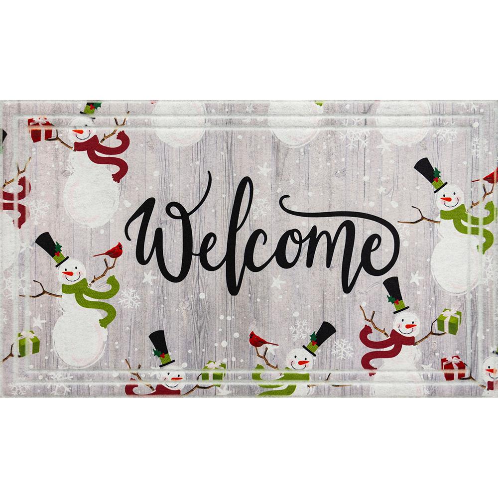 Home Accents Holiday Welcome Winter 18 In X 30 In Door Mat