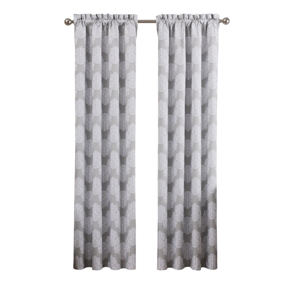 Waverly Kids Airwaves Blackout Window Curtain Panel In Grey 42