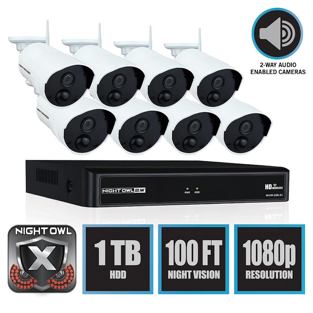 night owl security systems wireless