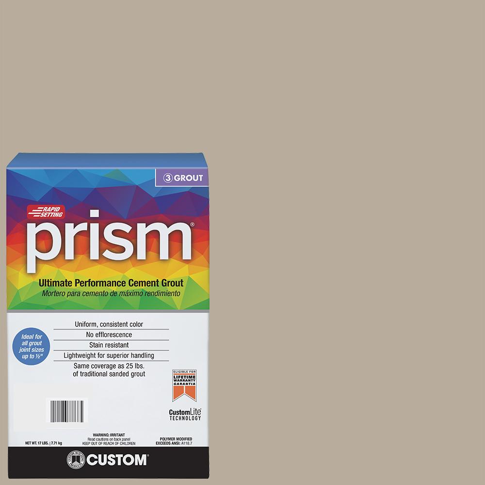 prism bright white grout