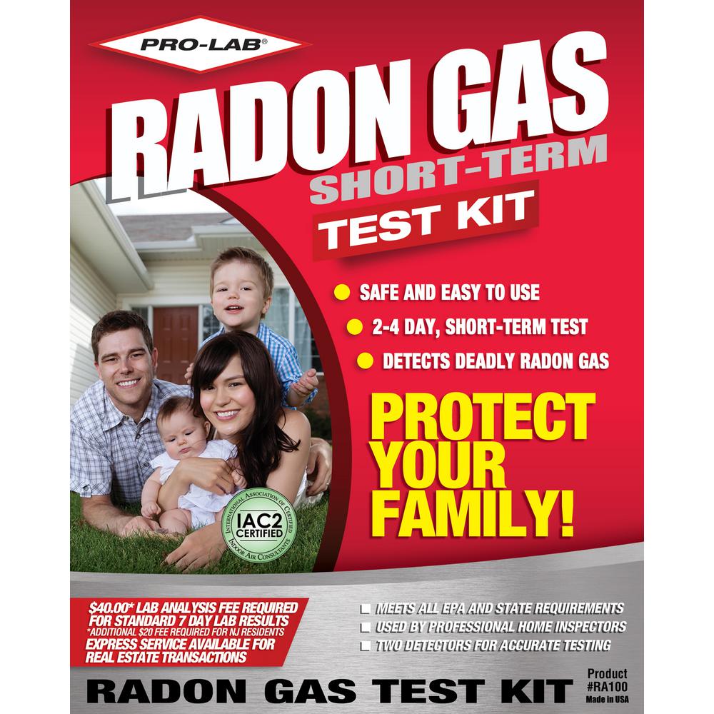 PRO-LAB Radon Gas Test Kit-RA100 - The Home Depot