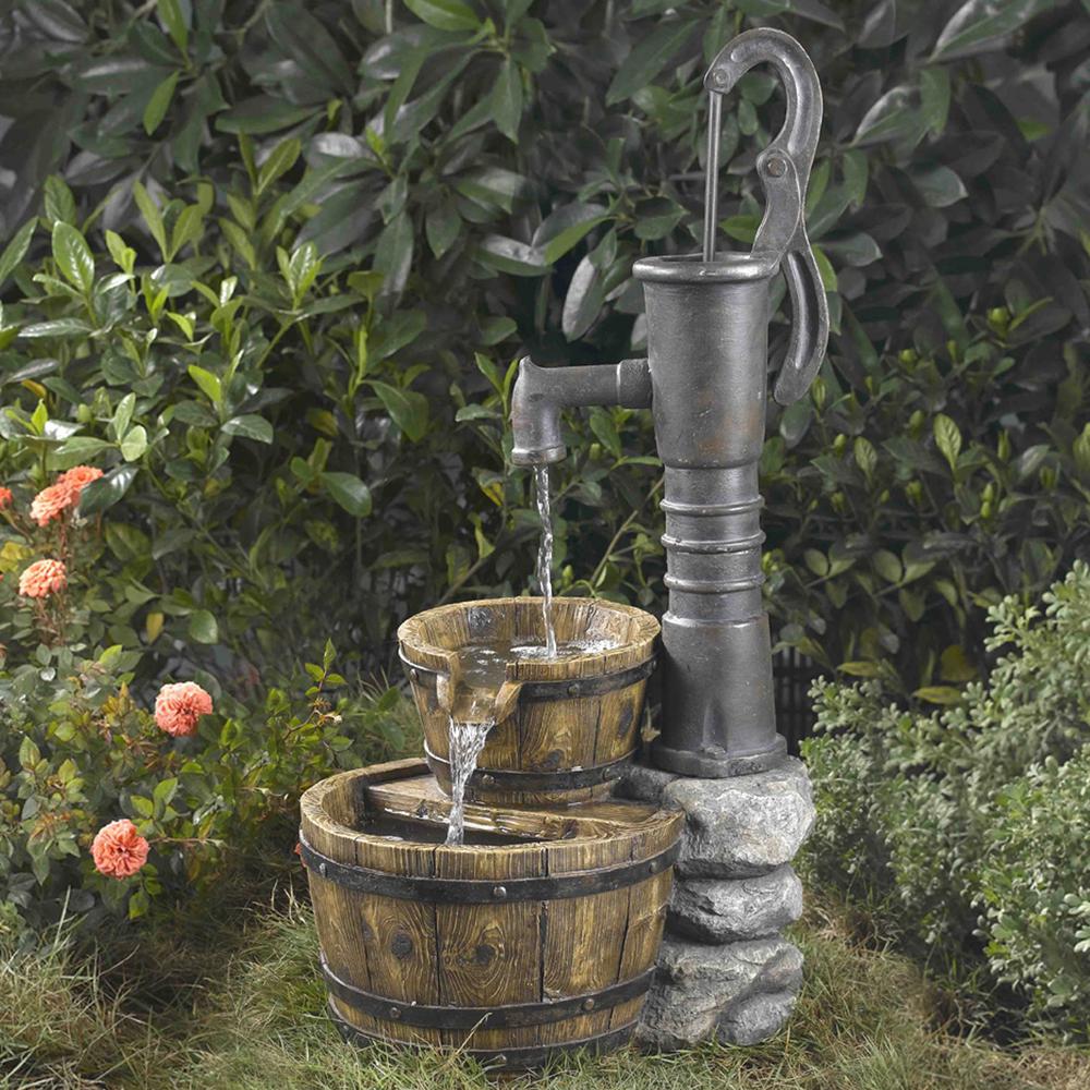 fountain-cellar-old-fashion-water-pump-fountain-fcl005-the-home-depot