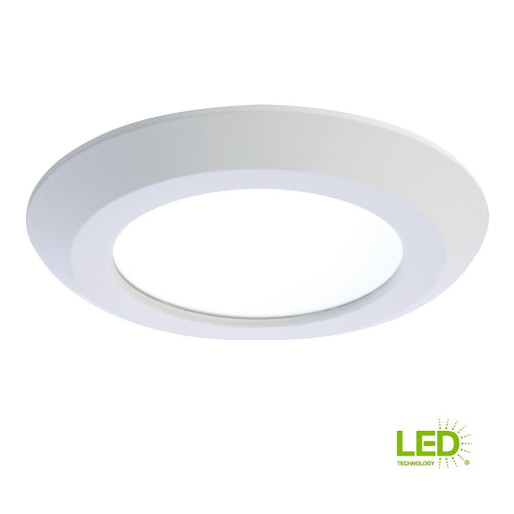 Halo 6 in. White Integrated LED Recessed Trim Downlight 90 CRI 4000K