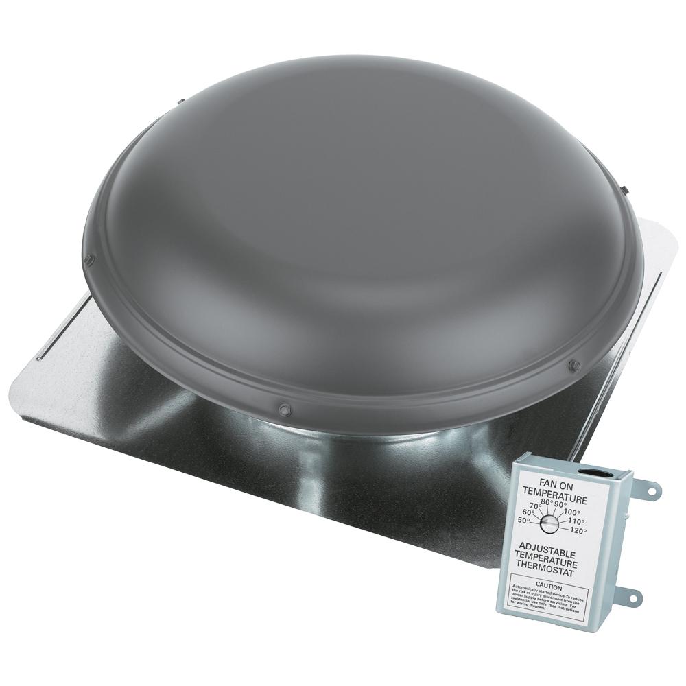 Gibraltar Building Products 1170 CFM Weatherwood Power Roof Mount Attic