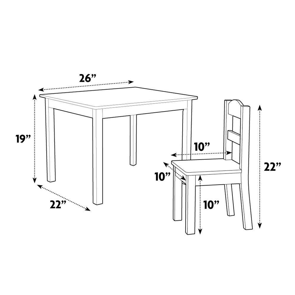 kids table and stool