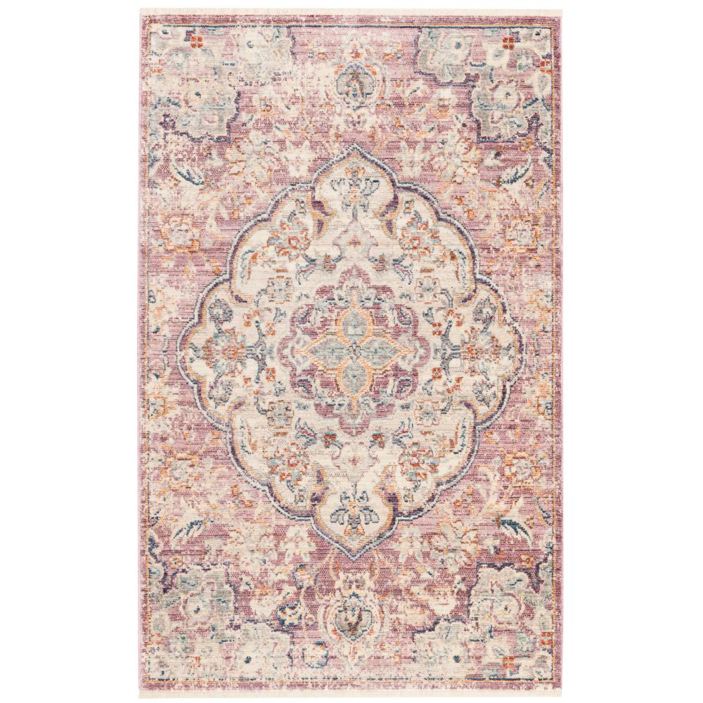 Safavieh Illusion Cream/Rose 3 ft. x 5 ft. Area RugILL711F3 The