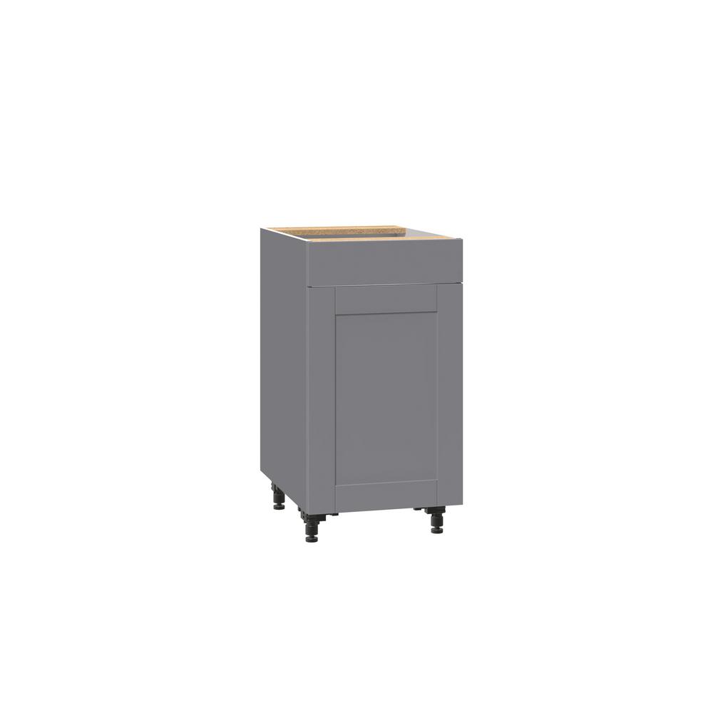 J Collection Shaker Assembled 18x34 5x24 In Base Cabinet With