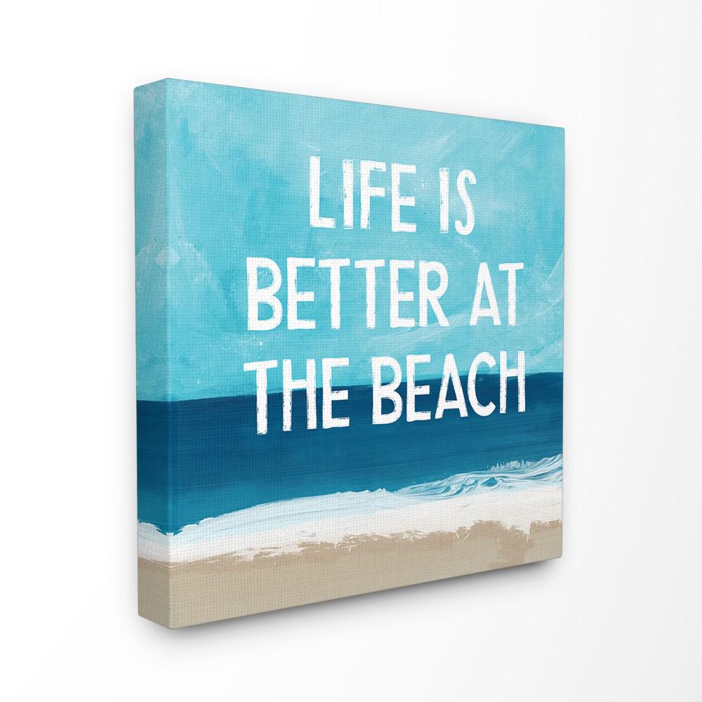 The Stupell Home Decor Collection 17 In X Life Is Better The Stupell Home Decor Collection 17 In
