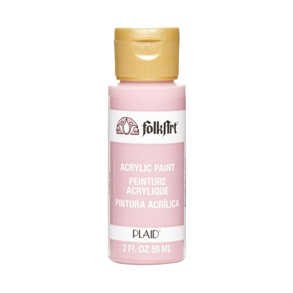 Folkart 2 Oz Rose Pink Acrylic Craft Paint Ja632 The Home Depot Rose Pink Acrylic Craft Paint