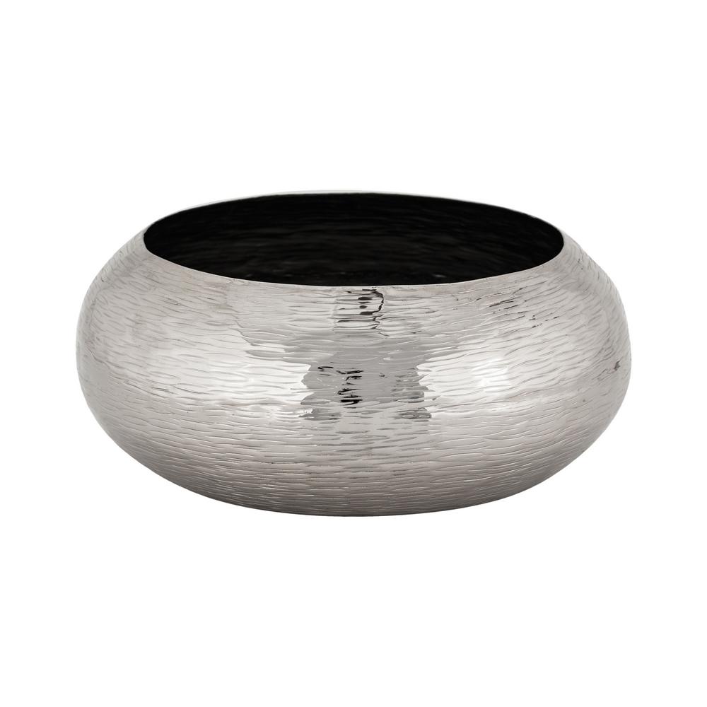 An Lighting Hammered Oblong Large Decorative Bowl In Nickel Tn An Lighting Hammered Oblong Large Decorative Bowl In Nickel Tn 891888 The Home Depot