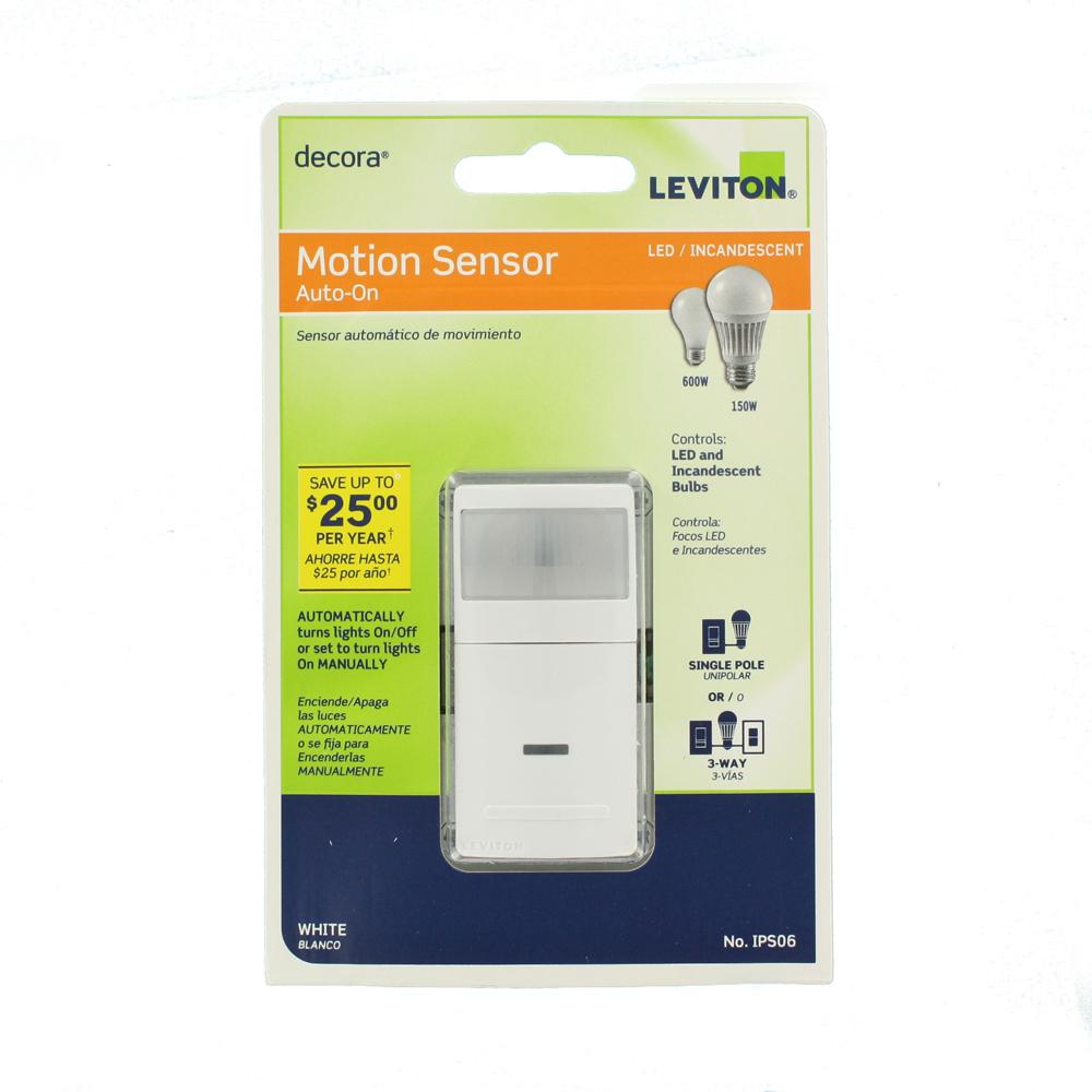 leviton 3 way switch motion sensor